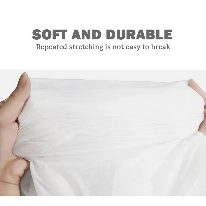 10/50/100PCS Thicken disposable apron adult plastic waterproof oil-proof clothes kitchen hairdresser woman barbecue Baking party