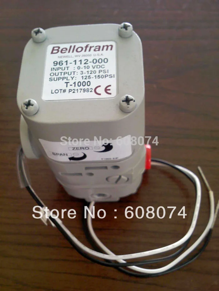 

Электропневматический преобразователь типа 1000 961-112-000 DC0-10V NPT1/4 3 ~ 120PSI