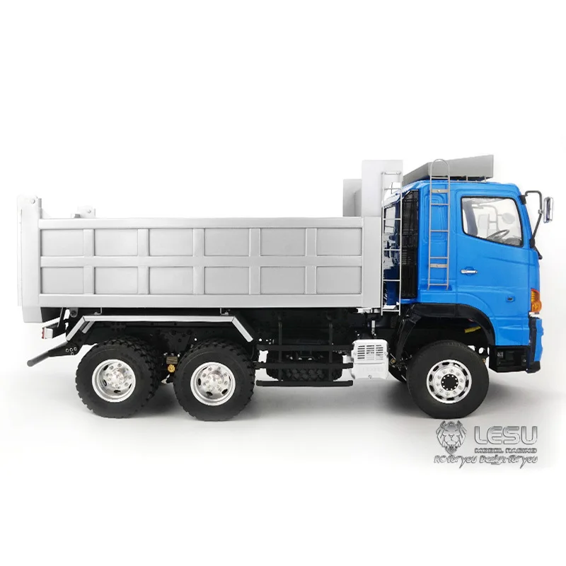 1/14 RC LESU Hino700 6x6 металлический шасси гидравлический самосвал B