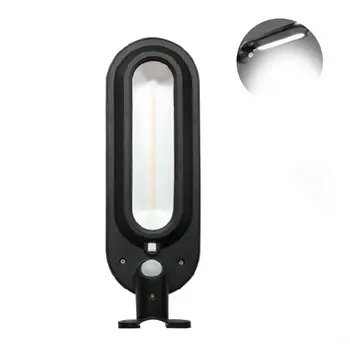 

Wireless Outdoor Solar Sensor Light 180 Degree Rotation Body Induction Waterproof Wall Gutter Lamps for Backyard Garden