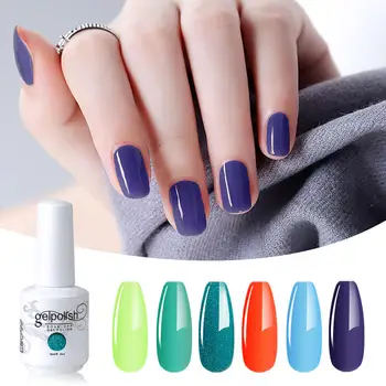 

Elite99 15ML 6pcs/Lot Gel Nail Polish Set Classic Color Nail Gel Polish Set Soak Off UV LED Lamp Nail Art Varnish Manicure Sets