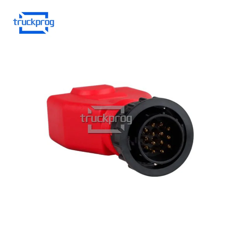14-контактный разъем для MaxiSys MS908 MS908P Диагностический кабель OBD 14pin разъем - Цвет: Красный