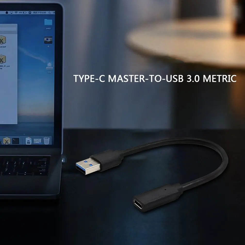 0,2 метров USB 3,1 type C Женский к USB 3,0 мужской порт кабель с адаптером USB-C к разъему type-A конвертер для Macbook