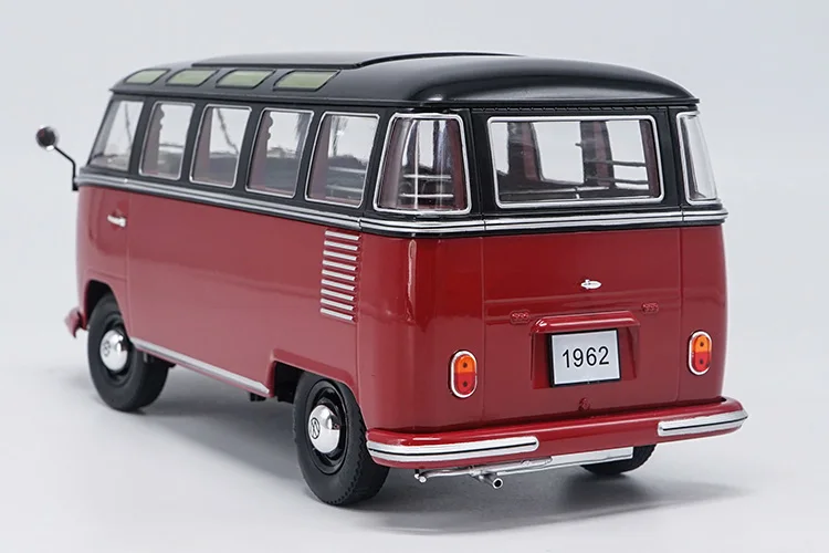 Винтажный 1:18 Масштаб Volkswagen KK Transporter T1 туристический автобус 1962 автомобиль литая