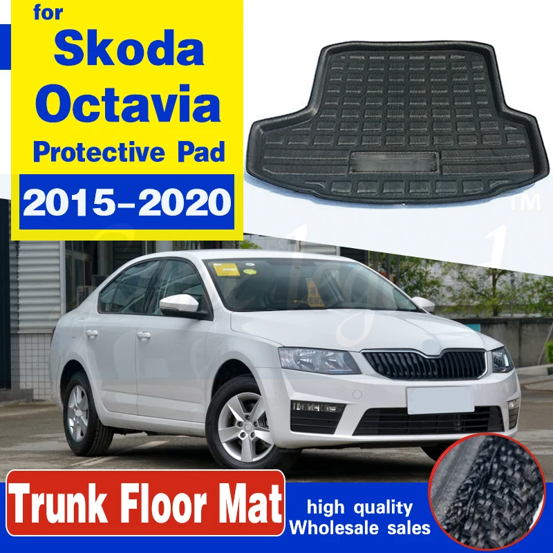 Для Skoda Octavia 2015 2020 Автомобильный задний загрузочный вкладыш для багажника