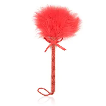 New Feather Tickling Whip Bondage Porn Punishment Fetish Leather Spanking Paddle Sex Toy Lovers Riding Crop Pony 2