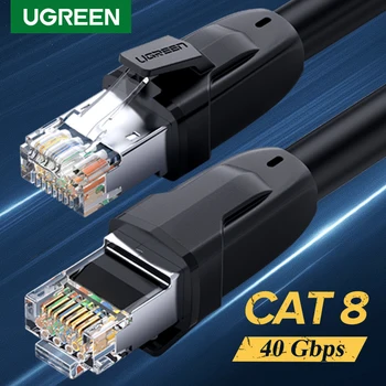 

Ugreen Cat8 Ethernet Cable 40Gbps RJ45 Network Cable Lan Patch Cord for Router Modem PS4 Laptop PC Cat 8 RJ 45 Ethernet Cable