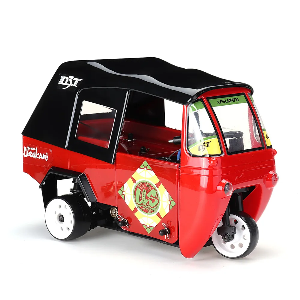 Usukani D3T 1/8 2,4 г RWD ру автомобиль электрический трицикл для дрифта транспортного средства RTR модель передняя вилка двухвесенний шок для детей