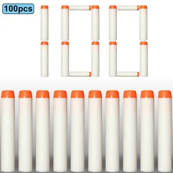 100-Pack Foam Dart Refill with Round Head (100 PCS White)