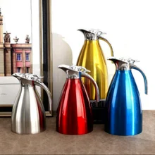 Цветной двойной вакуумный термос с вакуумной изоляцией Isokanne Kaffeekanne