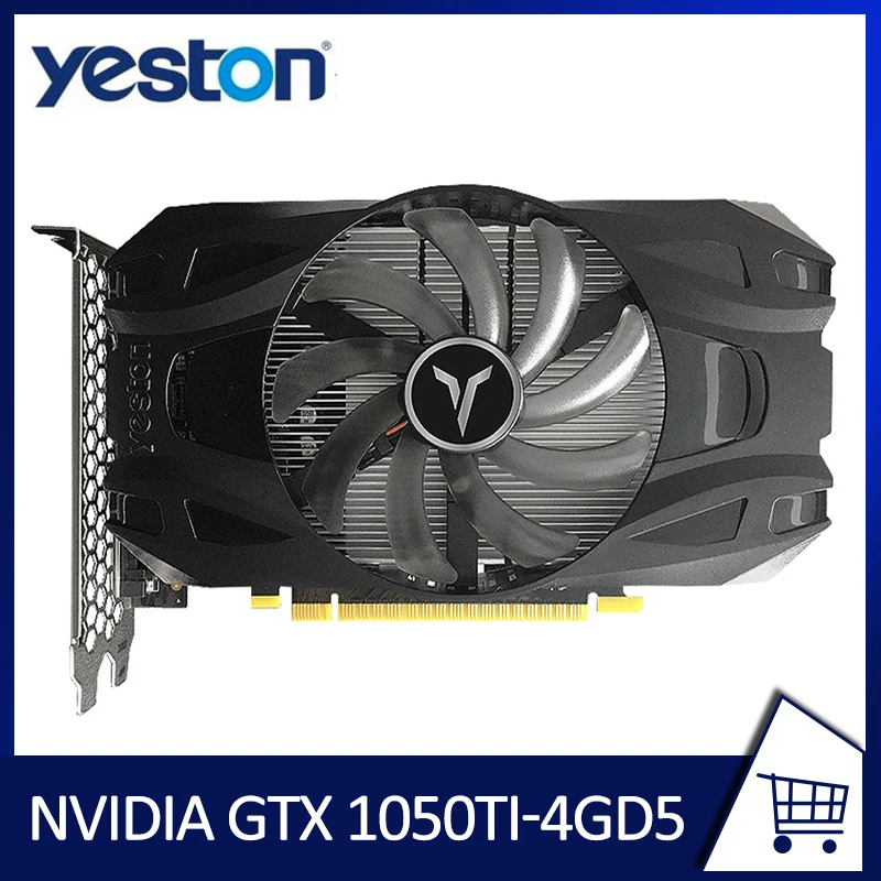 Видеокарта Yeston GTX 1050 Ti для компьютера графическая карта GDDR5 4 Гб 128 бит PCI-Express GPU