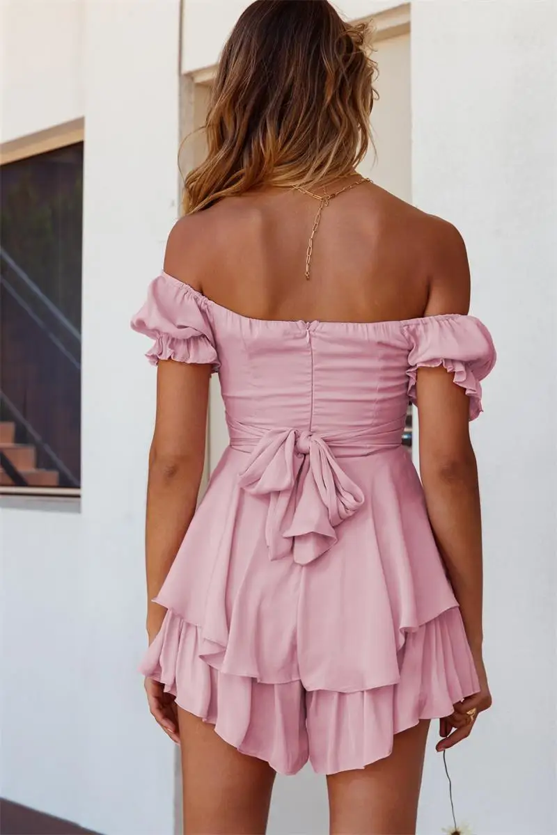 off shoulder playsuit