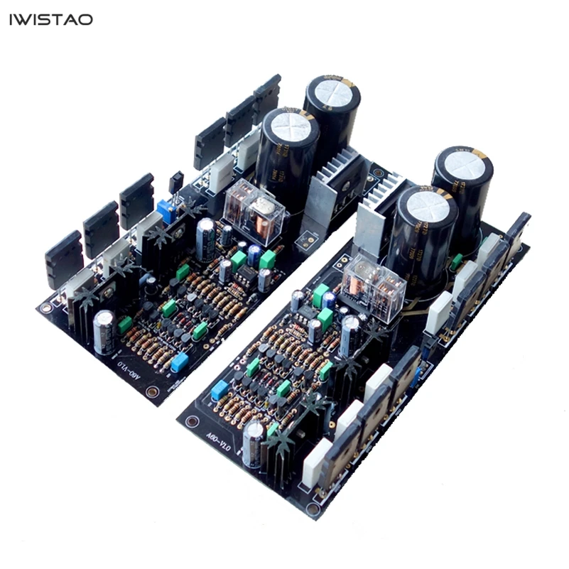 

IWISTAO 300 Вт + 300 Вт TAS5630 Плата усилителя стерео аудио класса D Цифровой OPA1632 Preamp PCBA HI-FI DIY