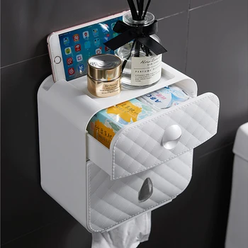 

Creative Toilet Paper Holder Waterproof Holder for toilet paper Bathroom Toilet Paper Storage Box Toilet Roll Holder