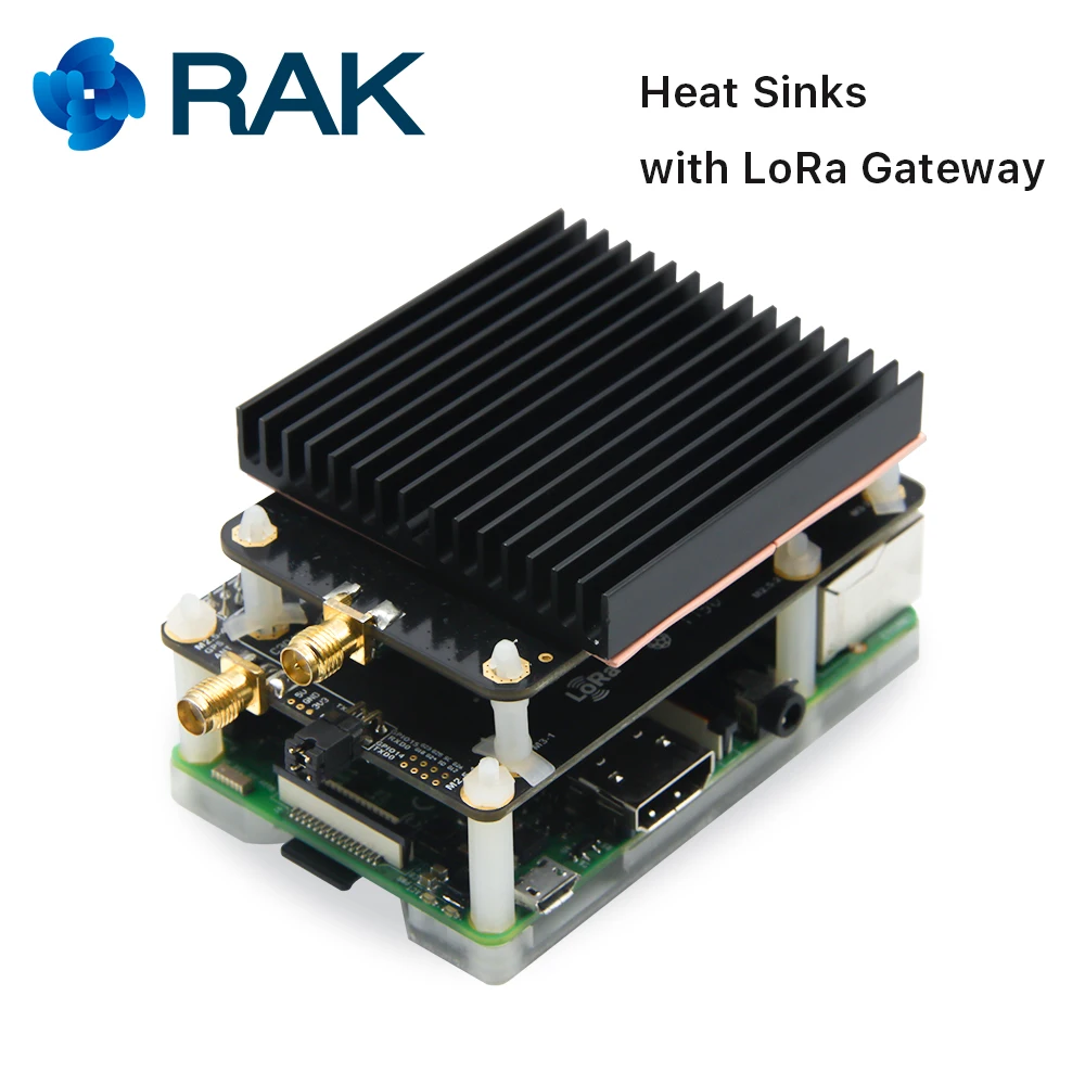 Алюминиевые радиаторы RAK831 LoRa Gateway Module & Raspberry pi радиатор охлаждения с силиконовым