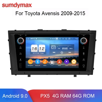 

8core 4g ram 64g rom android 9.0 car multimedia player for toyota Avensis verso auris 2009-2015 with gps glonass wifi DSP