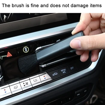 

Adjustable Cleaning Brush For Car Air-conditioning Outlet Retractable Car Dashboard Keyboard Dusting Brush Detail Brush