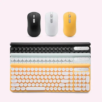 

Ultra Slim 2.4G Wireless Keyboard Portable Mouse Mini Set Keyboard for IOS Android For Mac/Notebook/TV Box/PC Office Supplies