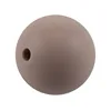 New Color 100PC Silicone 15mm Round Baby Teether Loose Bead Bpa Free Newborn Chewing Teething Necklace Bracelet Jewelry Making 5