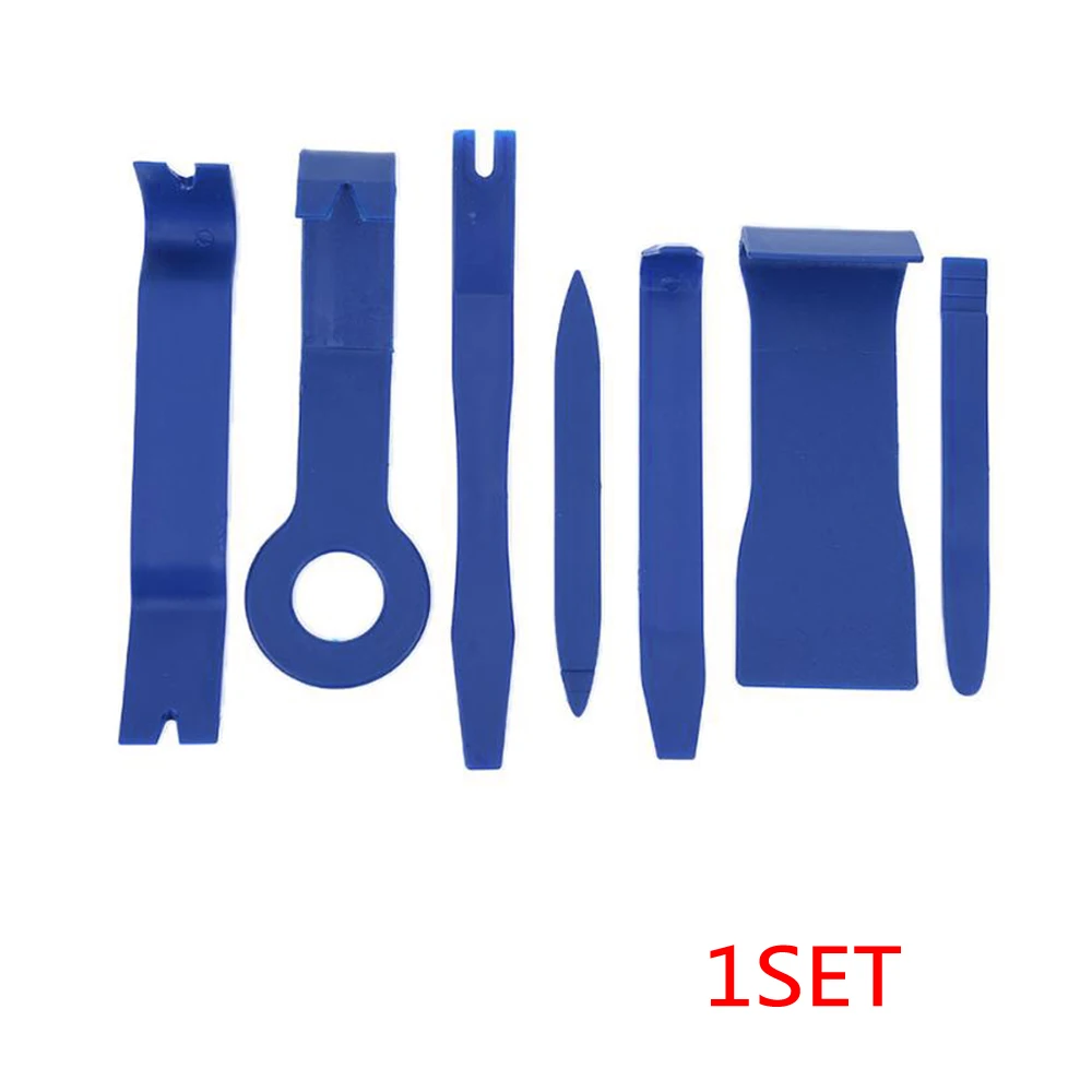 

Car Door Navigation Audio Modification Dismantling Device 7 Pcs Crowbar Vehicular Audio System Tool Set Can Be Used Universally