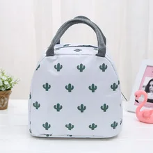 Oxford Waterproof Portable Lunch Bag Thermal Insulated Snack Carry Tote Bag Travel Picnic Food Storage Pouch For Women Kids