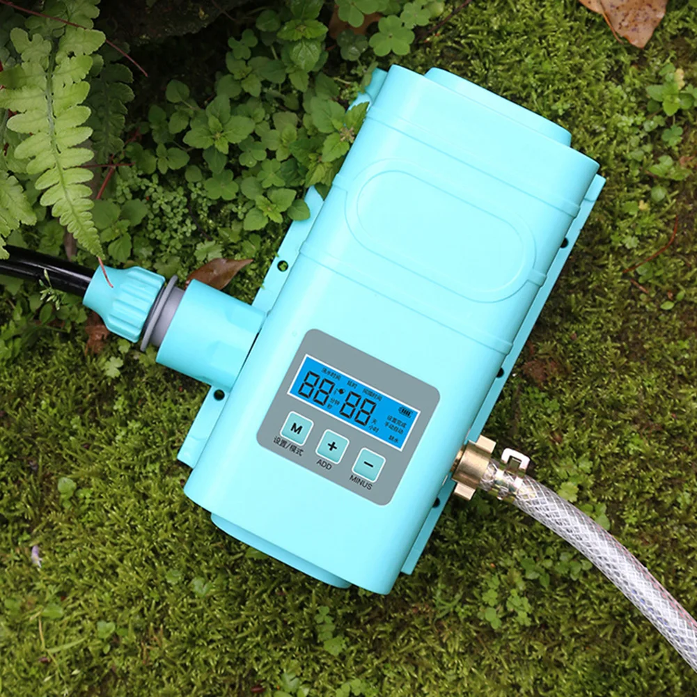 

1 Pcs New Watering Garden Gardening Watering Irrigation Timer Large LCD Display Full Intelligent Watering Timer
