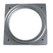 HLZS-Turntable 360 ° Turntable Ball Bearing With Castors | Galvanized Steel | Thrust Ball Bearing Capacity 50 Kg- 155X 155X 8Mm