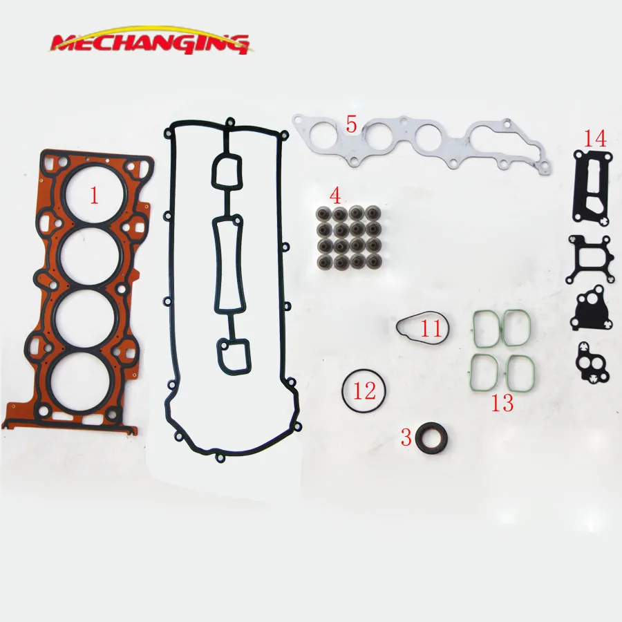 L8 FOR FORD MONDEO III Estate (BWY) 1.8 L8 L813 CGBB CHBB METAL Engine Parts Full Set Engine Gasket 8LG2-10-271 52219100