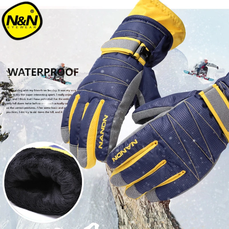 Big Deal Ski-Gloves Snowmobile Skiing Winter Waterproof Women Mittens Cold-Snow Warm NANDN Air 3Vjrb3wb