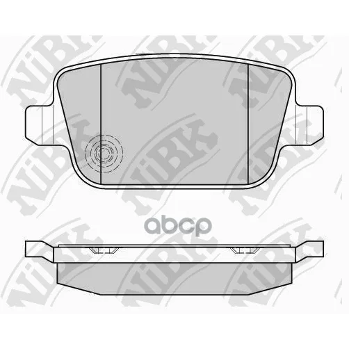 Колодки Задние(Ford Galaxy 06-, Kuga I, Mondeo Iv, S-Max 06-, Volvo S80 Ii) Pn0461 NiBK арт. PN0461