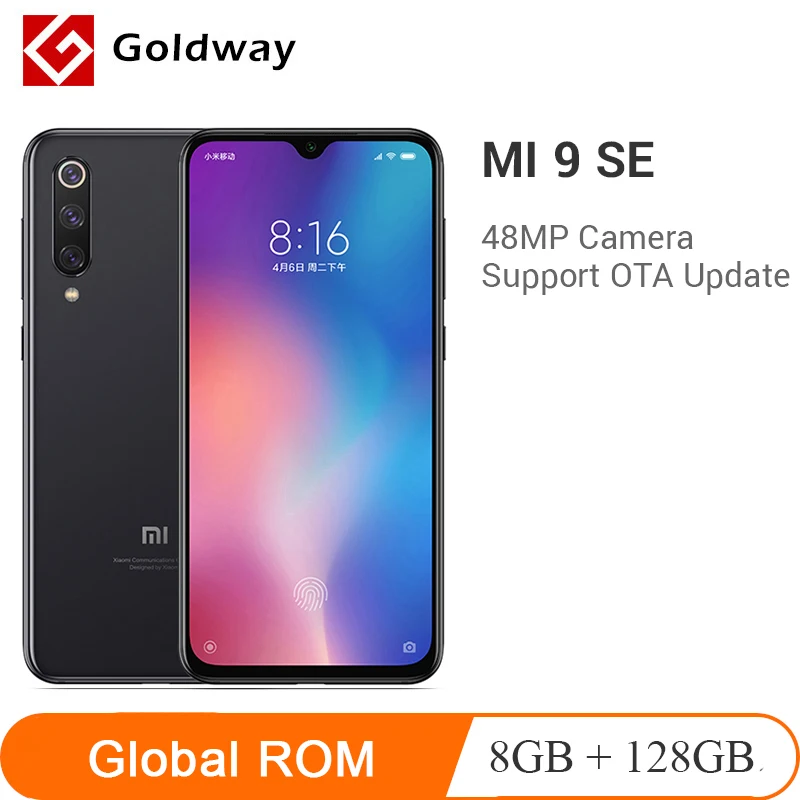Global rom Xiaomi mi 9 SE, 8 ГБ ОЗУ, 128 Гб ПЗУ, мобильный телефон mi 9 SE, Восьмиядерный процессор Snapdragon 712, 5,97 дюймов, AMOLED экран, 48мп, тройная камера
