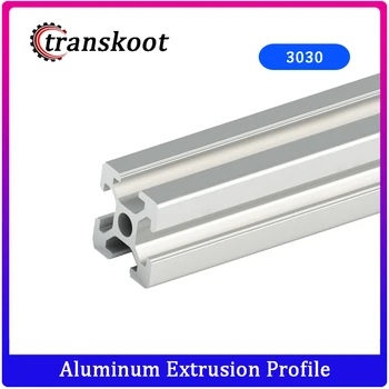 

500mm to 900mm Industrial European Standard 3D Printer Frame Oxide Anodized Aluminum Extrusion Profile 3030 Series