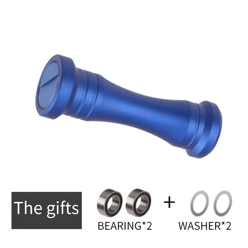 Ruke casting reel handle knob alloy material weight 2.8g with bearing and washer for 7*4*2.5 bearing DIY accessory