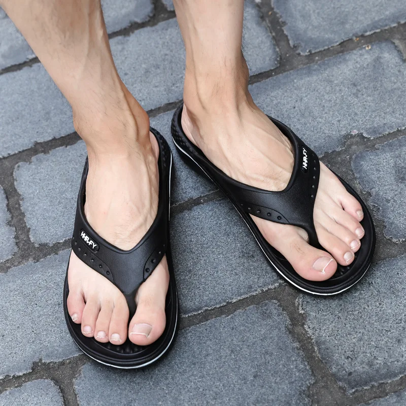 

Summer New Style Youth Trend Anti-slip Bathroom Household Flip-flops Soft-Sole Seaside Beach Sandals