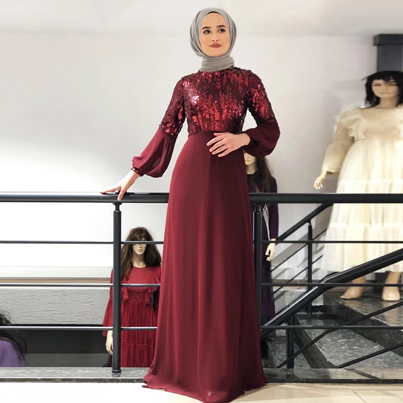 Hijab Robe De Soiree D19328