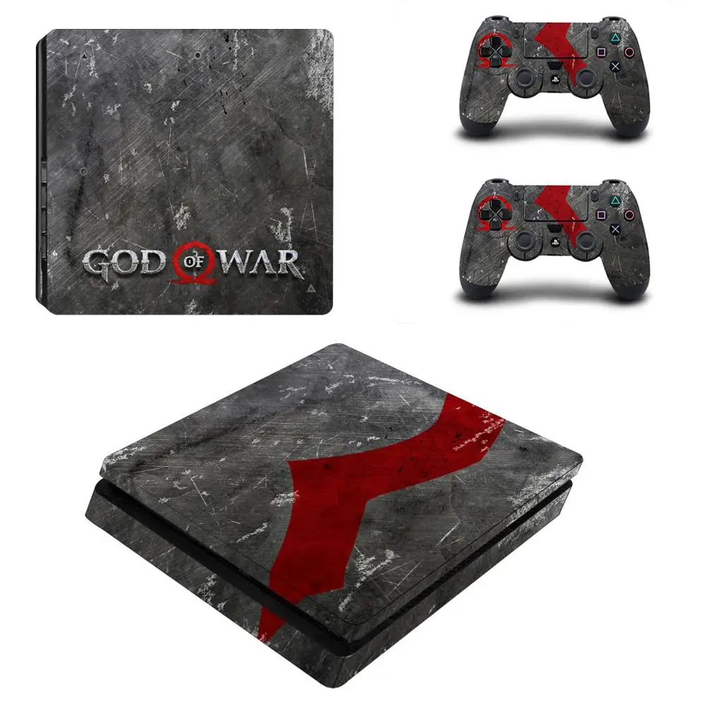 Игра God of War полное покрытие лицевые панели PS4 тонкая кожа Виниловая наклейка, стикер для Playstation 4 консоль и контроллер PS4 тонкая наклейка
