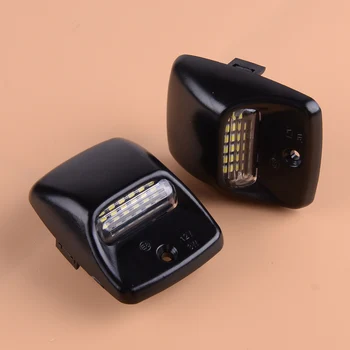 

DWCX 1 Pair Black 18 SMD LED License Plate Light Replacement fit for Toyota Tacoma 2005-2014 2015 Tundra 2000 2011 2012 2013