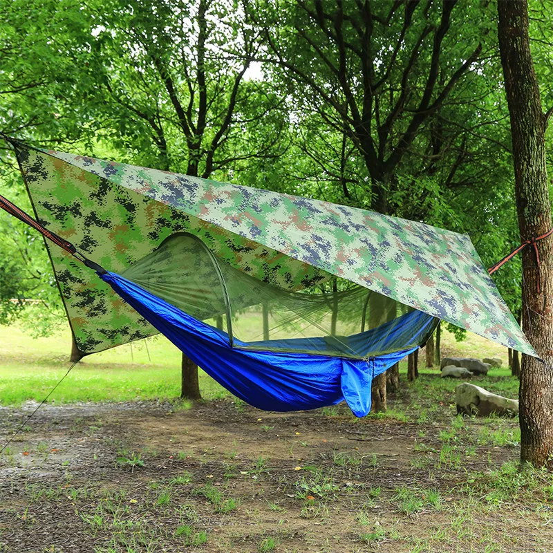 Automatic Unfolding Hammock Ultralight Parachute Hammock with Canopy Hunting Mosquito Net Double Lifting Outdoor Furniture Automatic Unfolding Hammock Ultralight Parachute Hammock with Canopy Hunting Mosquito Net Double Lifting Outdoor Furniture