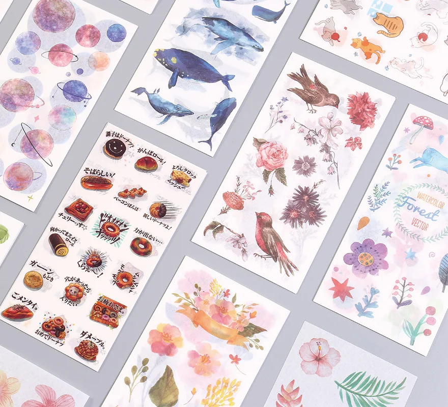 

20sets/lot Kawaii Stationery Stickers Funny and cute DIY boxed stickers Planner Decorative Mobile Stickers Scrapbooking DIY