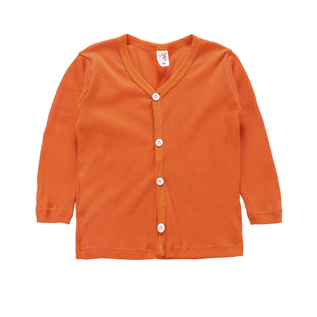 Повседневный детский вязаный свитер для мальчиков и девочек кардиган с длинными