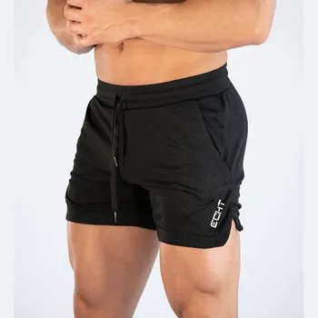 

New Men Fitness Bodybuilding Shorts Man Summer Workout Male Breathable Mesh Quick Dry Sportswear Jogger Beach Short Pants 2020