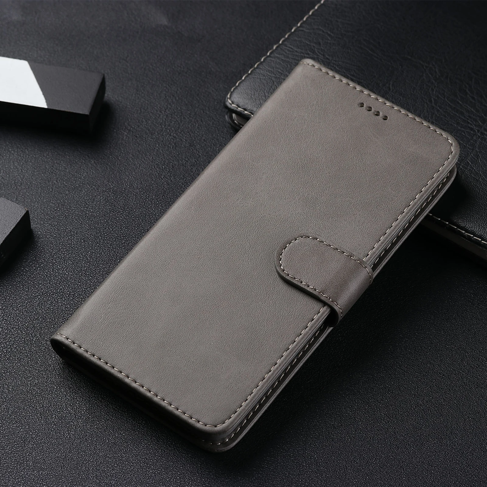 Кожаный чехол для Xiaomi Redmi Note 8 8T iPhone 7 6 Plus 5 iPad Pro K30 портмоне с откидной крышкой Coque A2