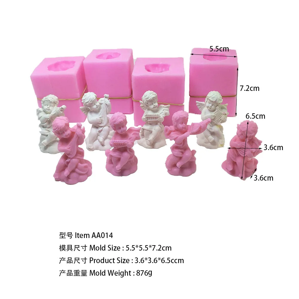 Candele Di Natale Stampi Sonno cervo forma di stampo in silicone carino pet cake cioccolato 3D tridimensionale cervo commestibile stampo decorazione in silicone Akin Candele Stampi