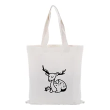 Иллюстрация Холст сумка для ежедневного использования сумка на заказ Печать Логотип DIY печать экологический многоразовый переработанная хозяйственная сумка