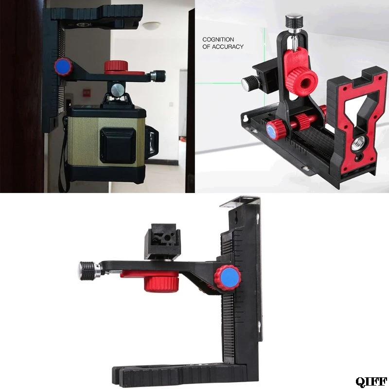 

Adjustable Laser Level Magnetic Wall Bracket Hang L-shape Hook Bracket Universal