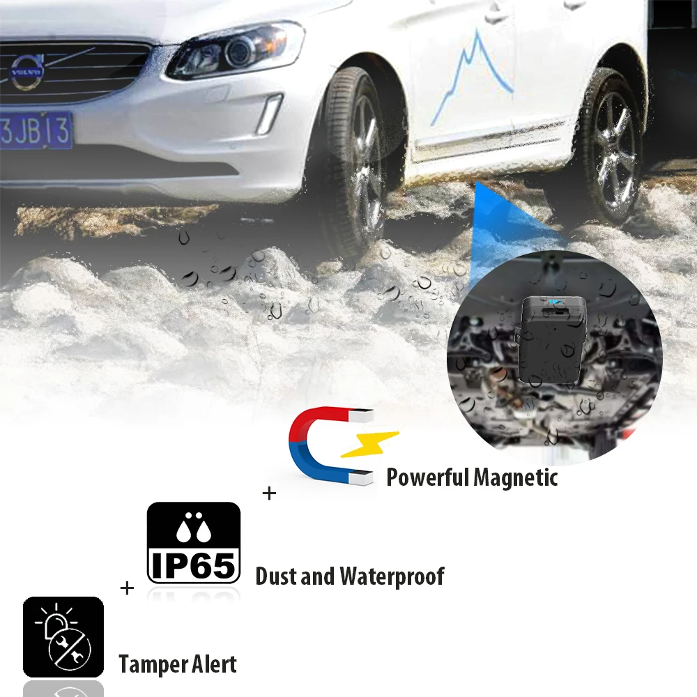 Jimi-rastreador GPS magnético LL01 4G LTE para coches, localizador de activos con batería de 10000mAh, IP65, seguimiento en tiempo Real, mapa de Google - Imagen 4