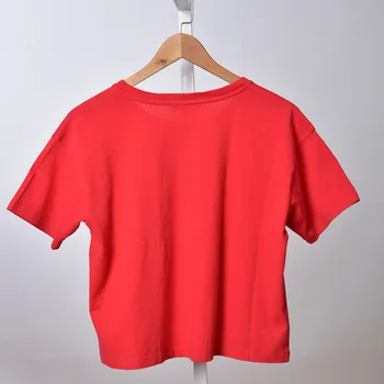 

Women T-shirt 2020 Spring and Summer New Style Simple Style Loose Letter Ball Printing Short-sleeved T-shirt