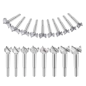

18 Pcs15-40mm Woodworking Hole Saw, Forstner Bits Set Drilling Tool, Carbide Hole Saw Drill Bit Set for Wood Plastic Plywood