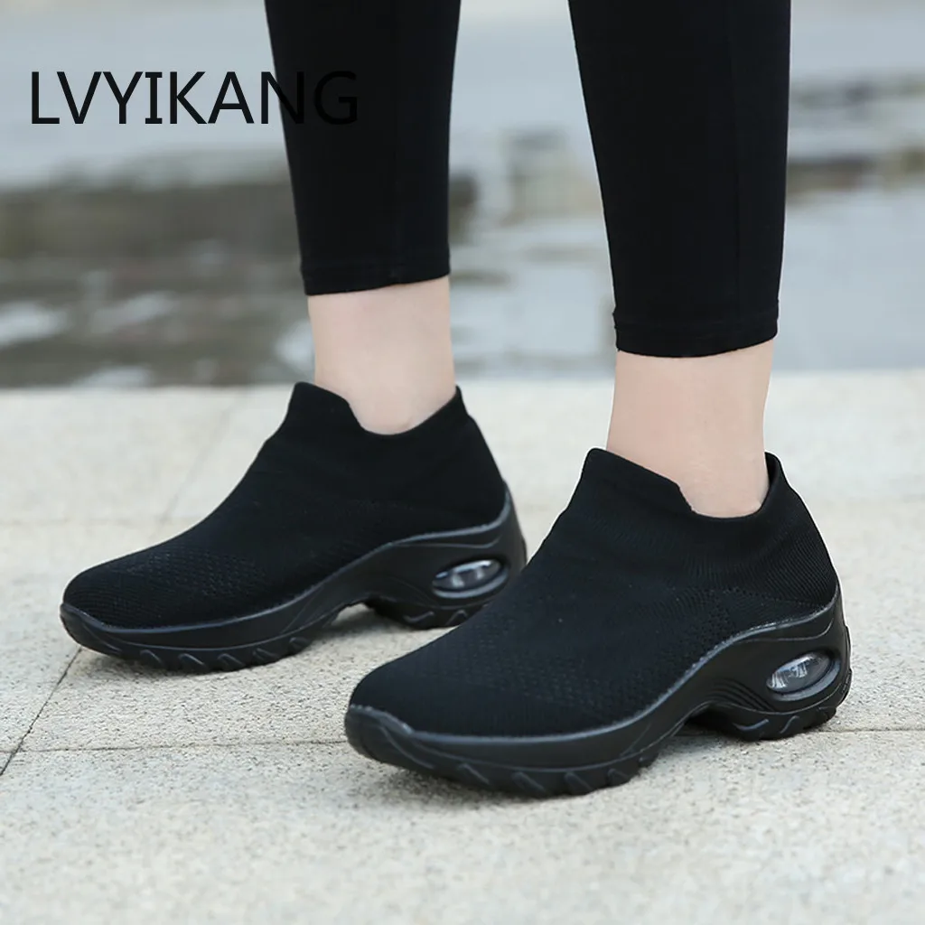 Basket de Marche Femme Sans Lacets