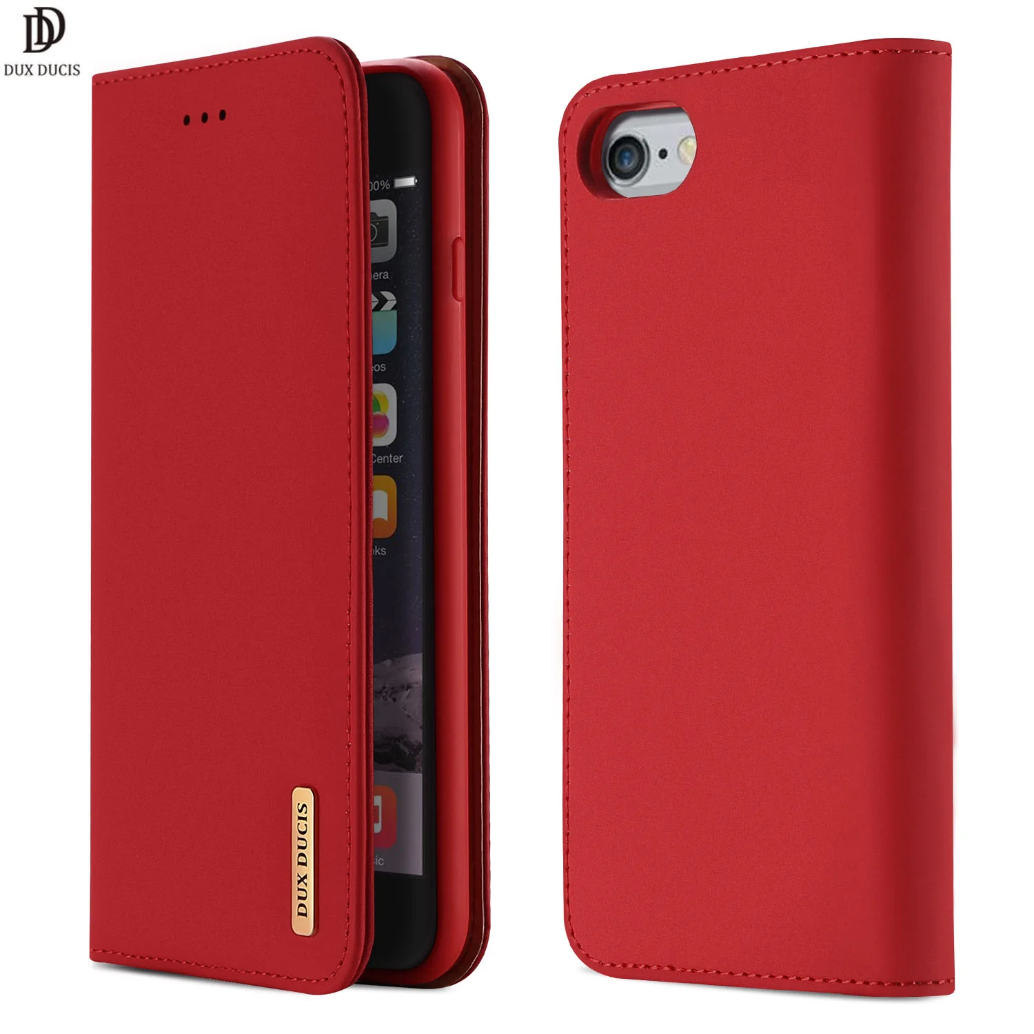 Чехол для iPhone 6S Plus DUX DUCIS Wish Series чехол-книжка из натуральной кожи с отделением карт